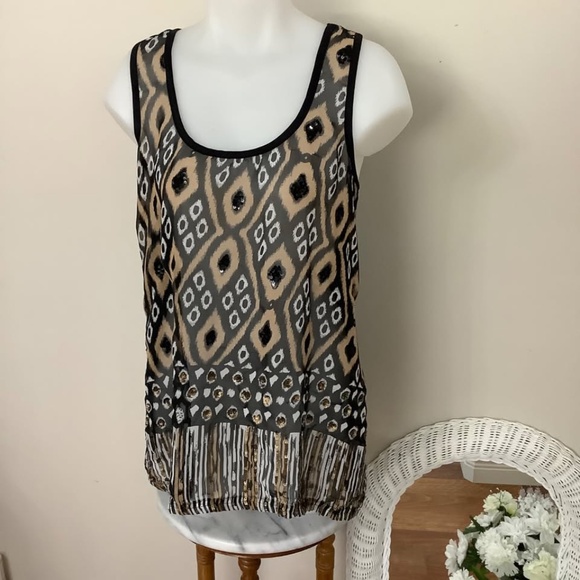 Light boho style tank Medium - Picture 1 of 4